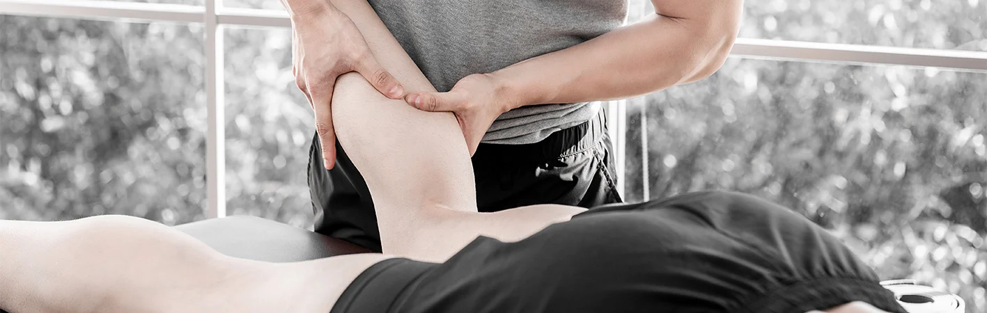 Sports massage therapy session for athletic recovery