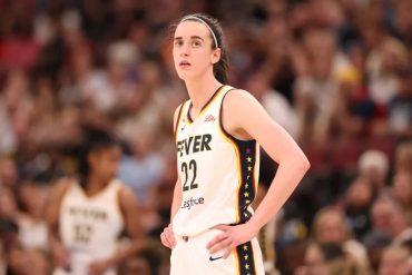 Caitlin Clark of the Indiana Fever during a 2026 WNBA playoff game