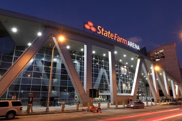 State Farm Arena in downtown Atlanta, where the Atlanta Dream will host WNBA Finals Games 3 and 4