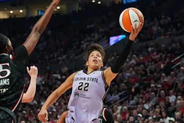 Veronica Burton of the Golden State Valkyries